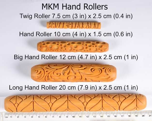 MKM Long Hand Roller (MKM LHR-022) Honeycomb