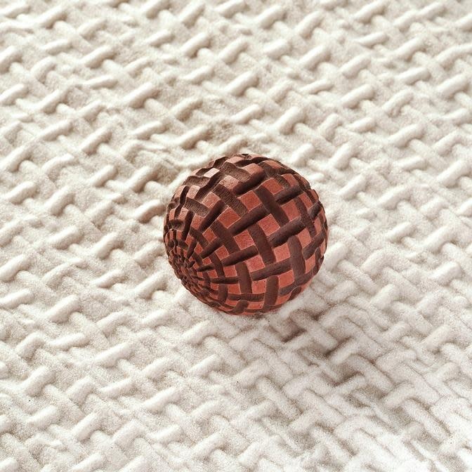Clay Planet Basket Weave Texture Sphere (Medium)