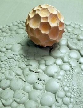 Clay Planet Bubbles Texture Sphere (Small)