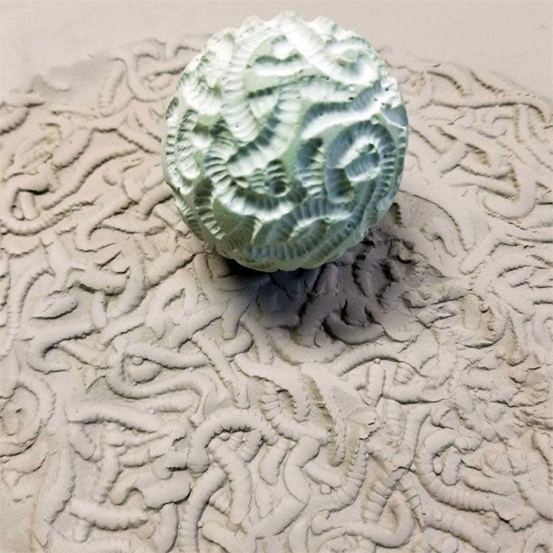 Clay Planet Worms Texture Sphere (Small)