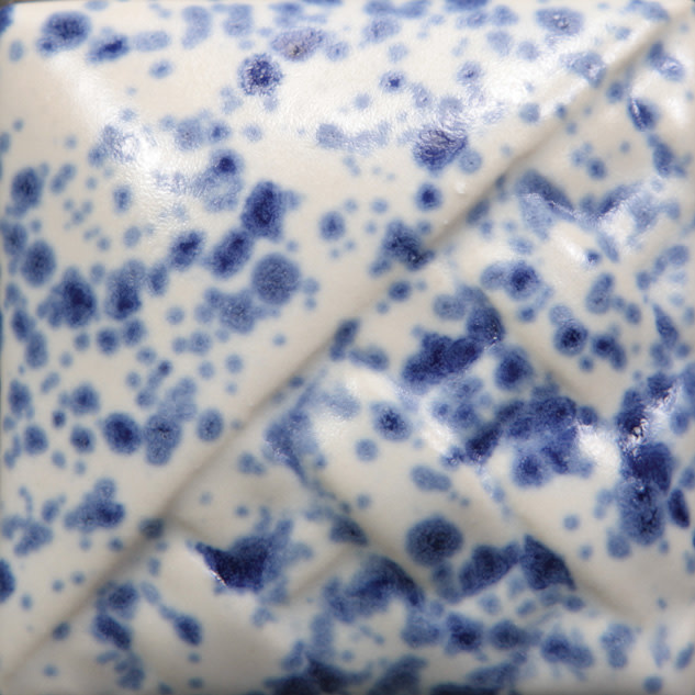 Mayco SW-152 Blue Splatterware Stoneware Pint
