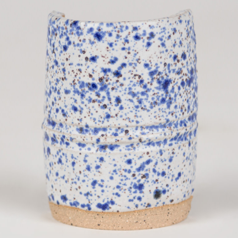 Mayco SW-152 Blue Splatterware Stoneware Pint
