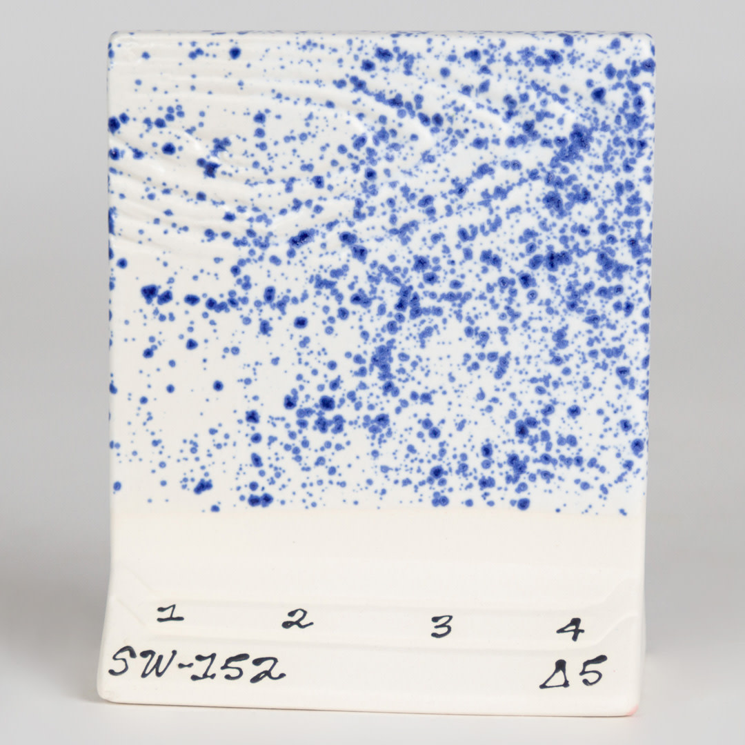 Mayco SW-152 Blue Splatterware Stoneware Pint