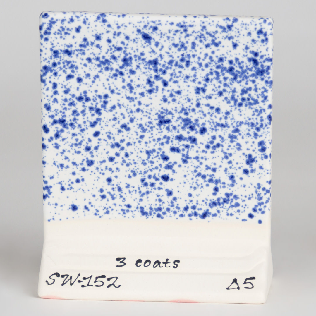 Mayco SW-152 Blue Splatterware Stoneware Pint