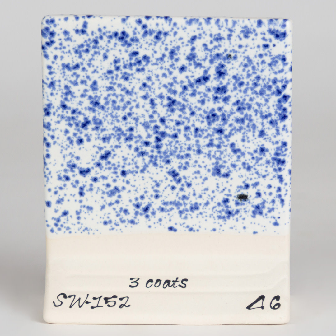 Mayco SW-152 Blue Splatterware Stoneware Pint
