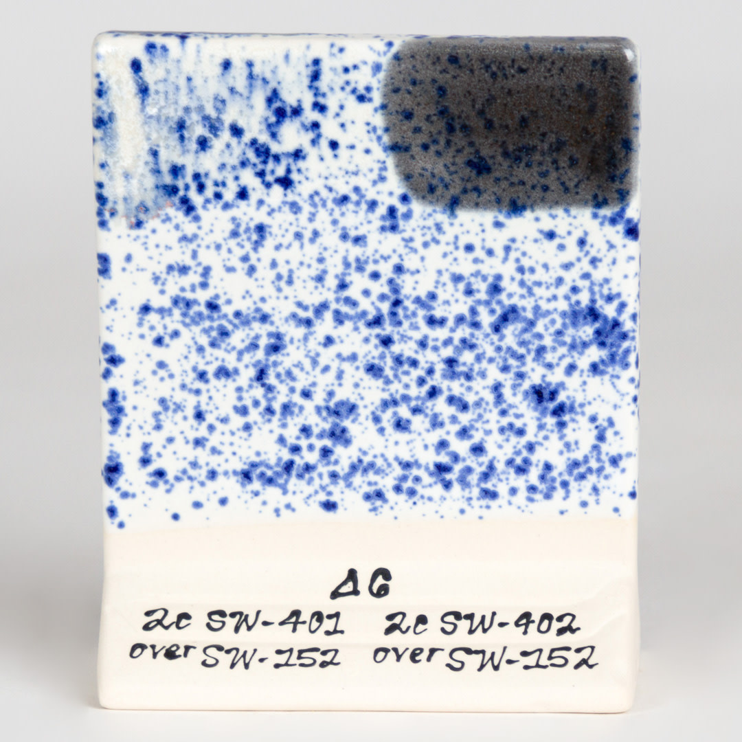 Mayco SW-152 Blue Splatterware Stoneware Pint
