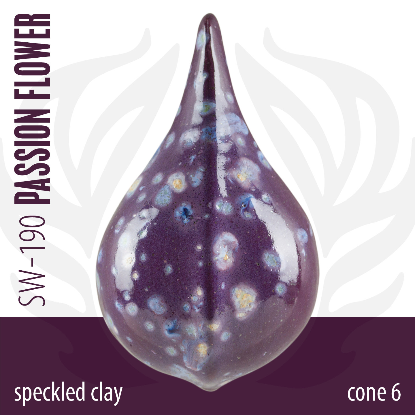Mayco SW-190 Passion Flower Stoneware Pint