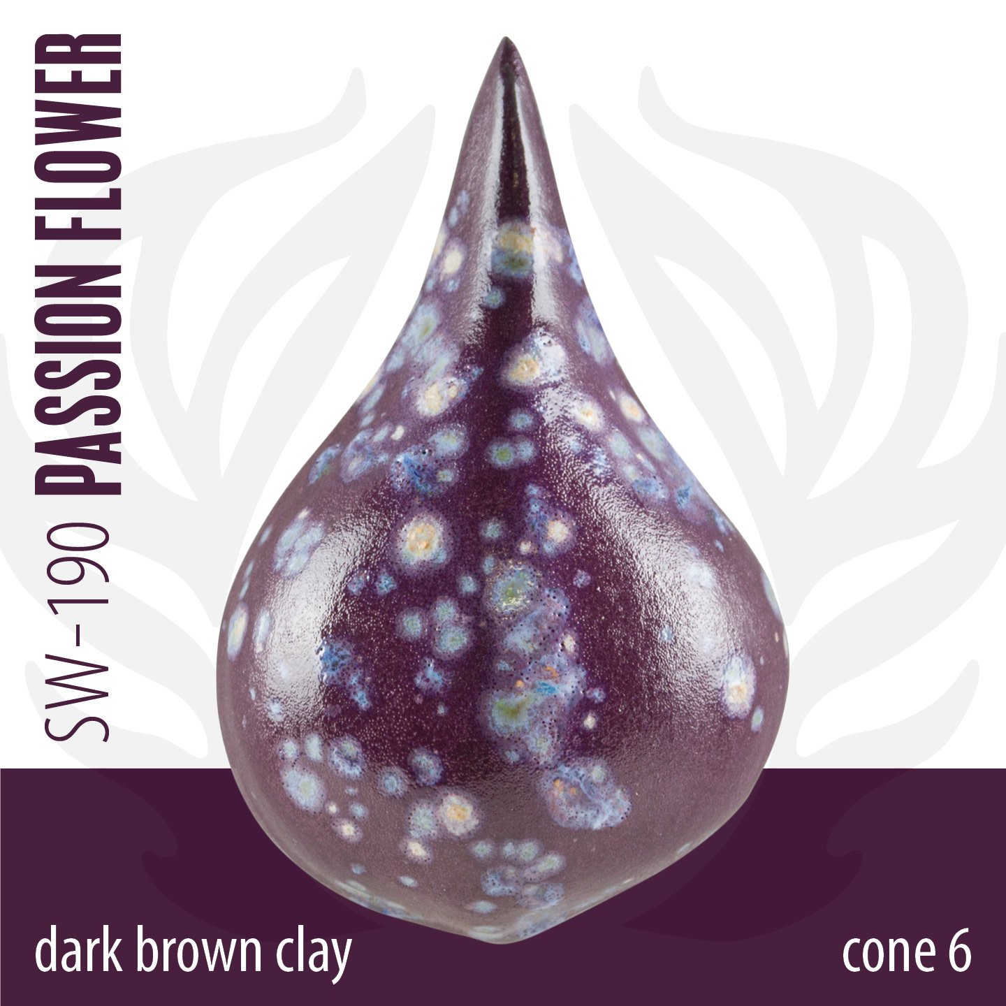 Mayco SW-190 Passion Flower Stoneware Pint