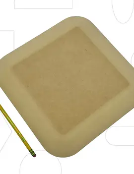GR Pottery Forms RD2 Square GR Form - 11"