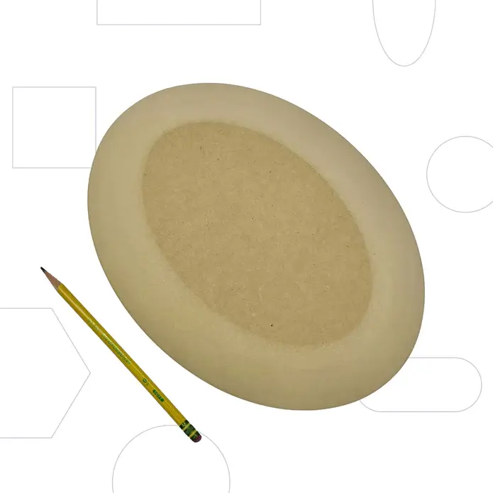 GR Pottery Forms RD2 Oval GR Form - 9" x 12"