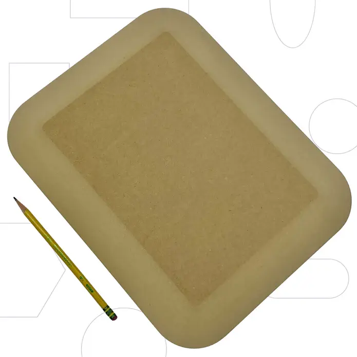 GR Pottery Forms RD2 Rectangle GR Form - 11" x 14"