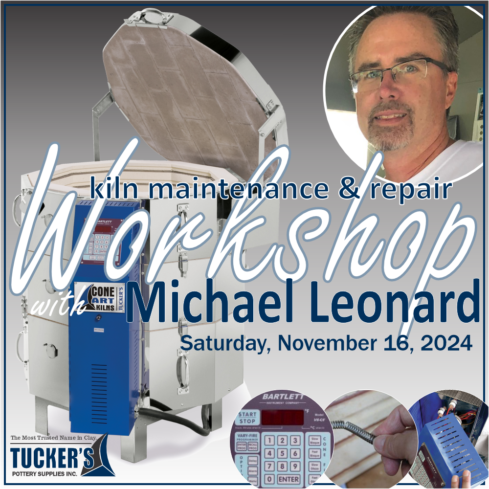 Workshop - Kiln Maintenance and Repair  with Michael Leonard November 16, 2024