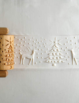 MKM Large Handle Roller (MKM RL-045) Reindeer Christmas