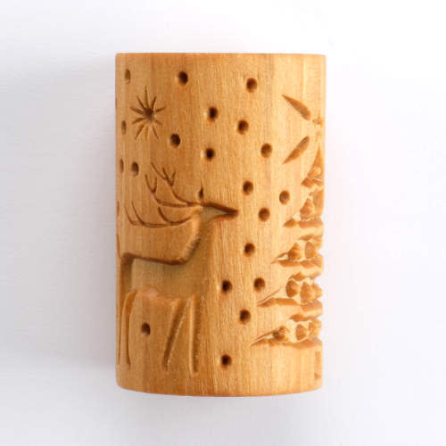MKM Large Handle Roller (MKM RL-045) Reindeer Christmas