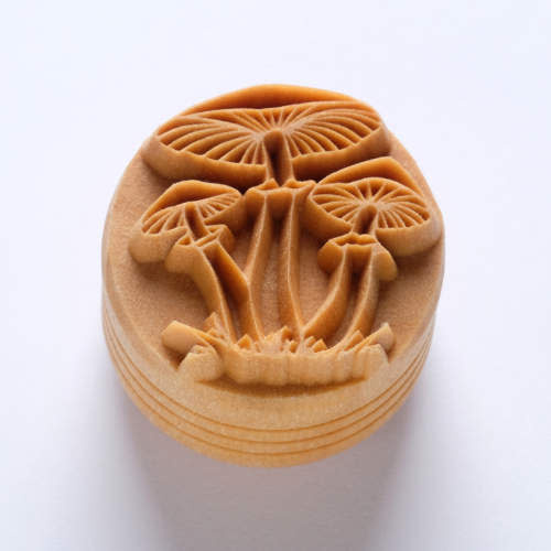 MKM Large Round Stamp (MKM SCL-151) Cluster of Mushrooms