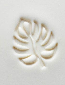 MKM Large Round Stamp (MKM SCL-144) Monstera Leaf