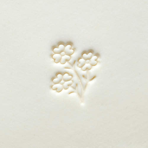 MKM Small Round Stamp (MKM SCS-197) Bouquet of Flowers