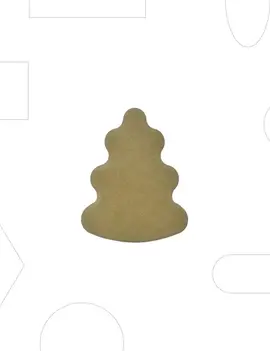 GR Pottery Forms Wallie Christmas Tree GR Form - 4" x 5"