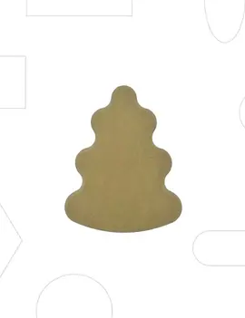 GR Pottery Forms Wallie Christmas Tree GR Form - 6" x 7.5"