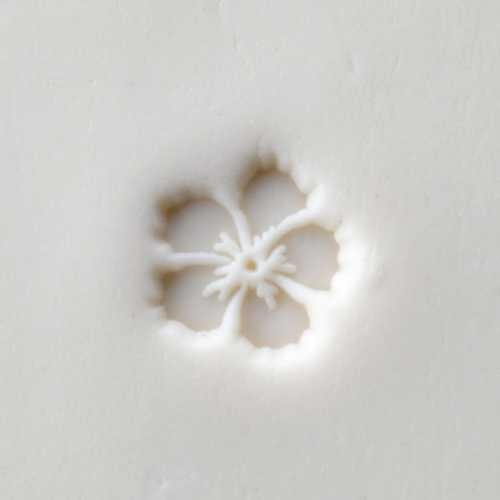 MKM Small Round Stamp (MKM SCS-192) Hibiscus