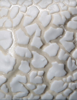 Mayco SW-403 White Mudcrack Stoneware Pint