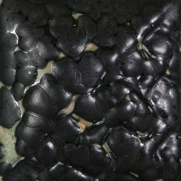Mayco SW-404 Black Mudcrack Stoneware Pint