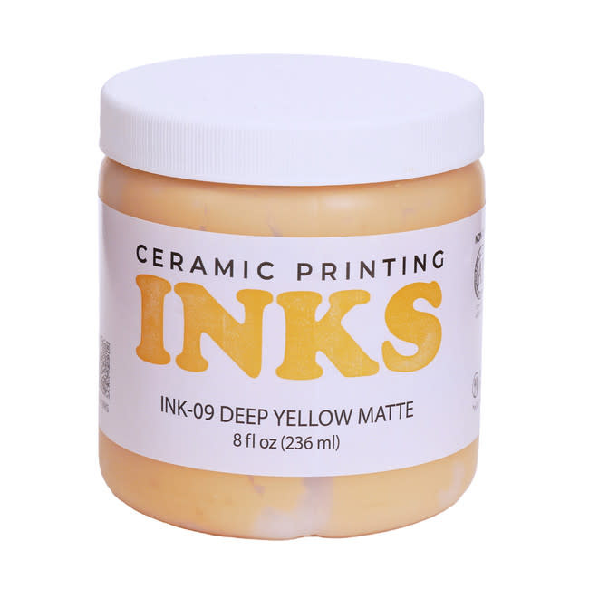 Amaco INK-09 Deep Yellow 8oz Matte