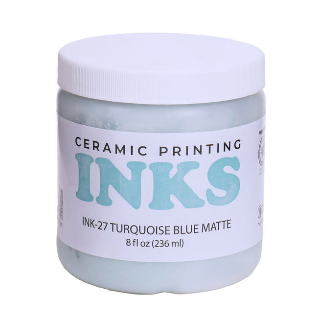 Amaco INK-27 Turquoise Blue 8oz Matte