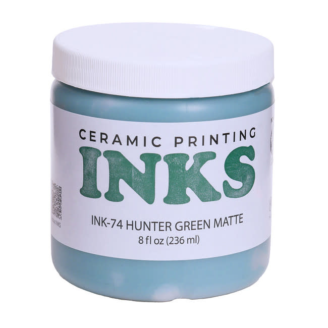 Amaco INK-74 Hunter Green 8oz Matte