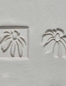 MKM Medium Square Stamp (MKM SSM-102) Coneflower