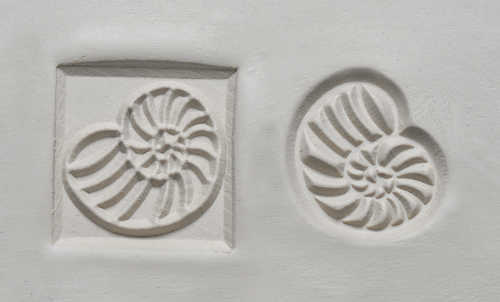 MKM Medium Square Stamp (MKM SSM-121) Ammonite