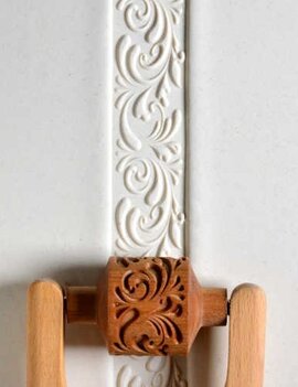 MKM Medium Handle Roller (MKM RM-051) Nouveau Floral