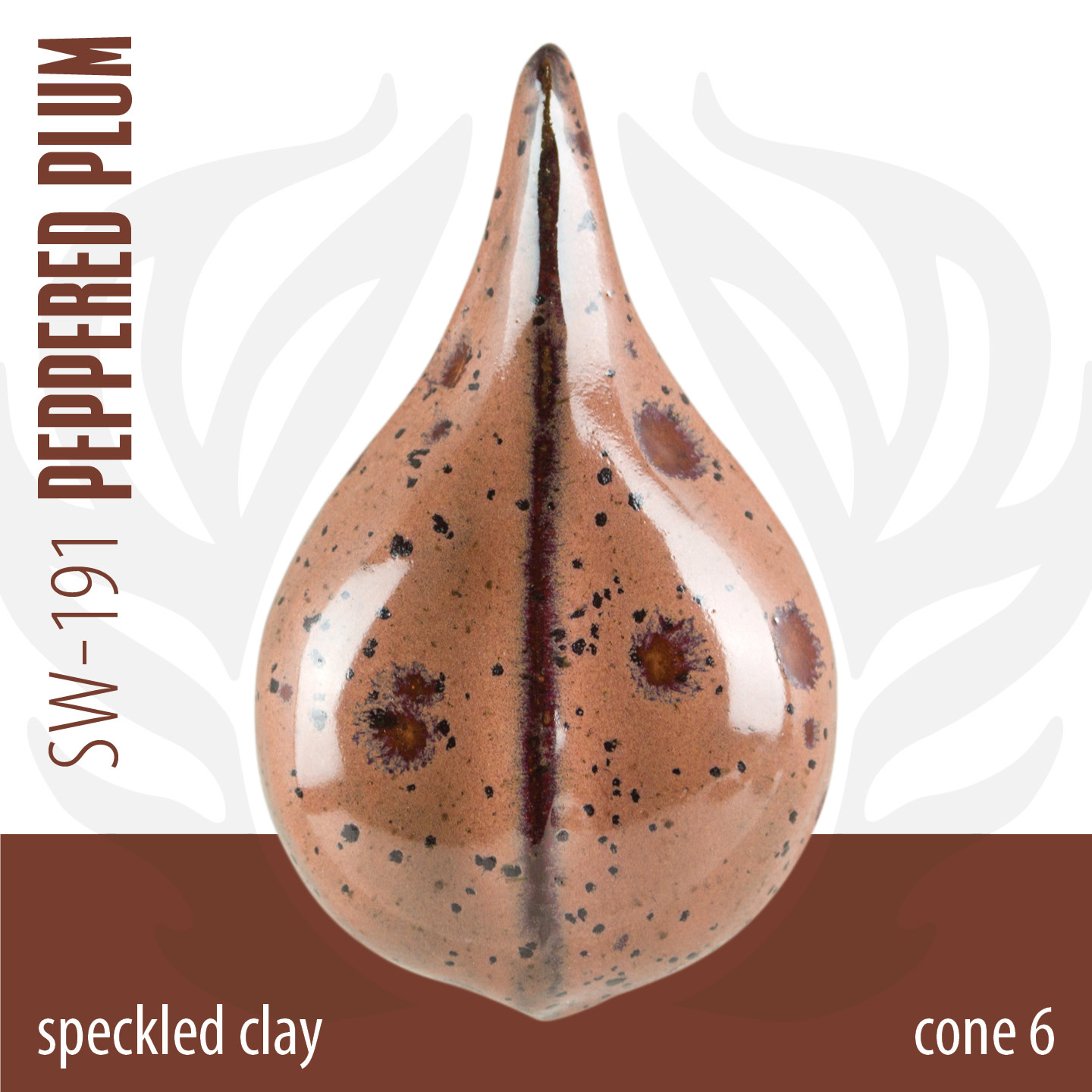 Mayco SW-191 Peppered Plum Stoneware Pint