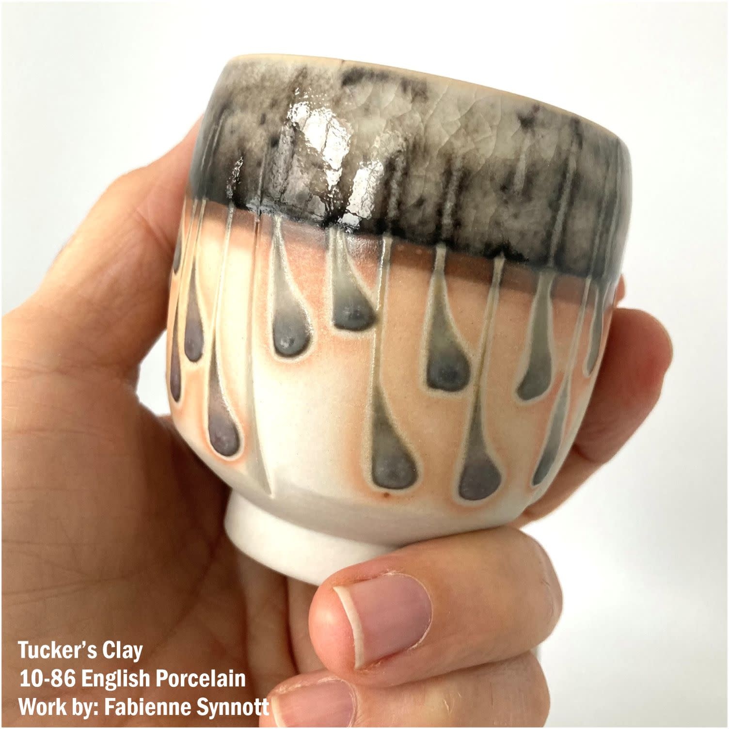 Tucker's Clay 10-86 English Clay Cone 9/10 Porcelain