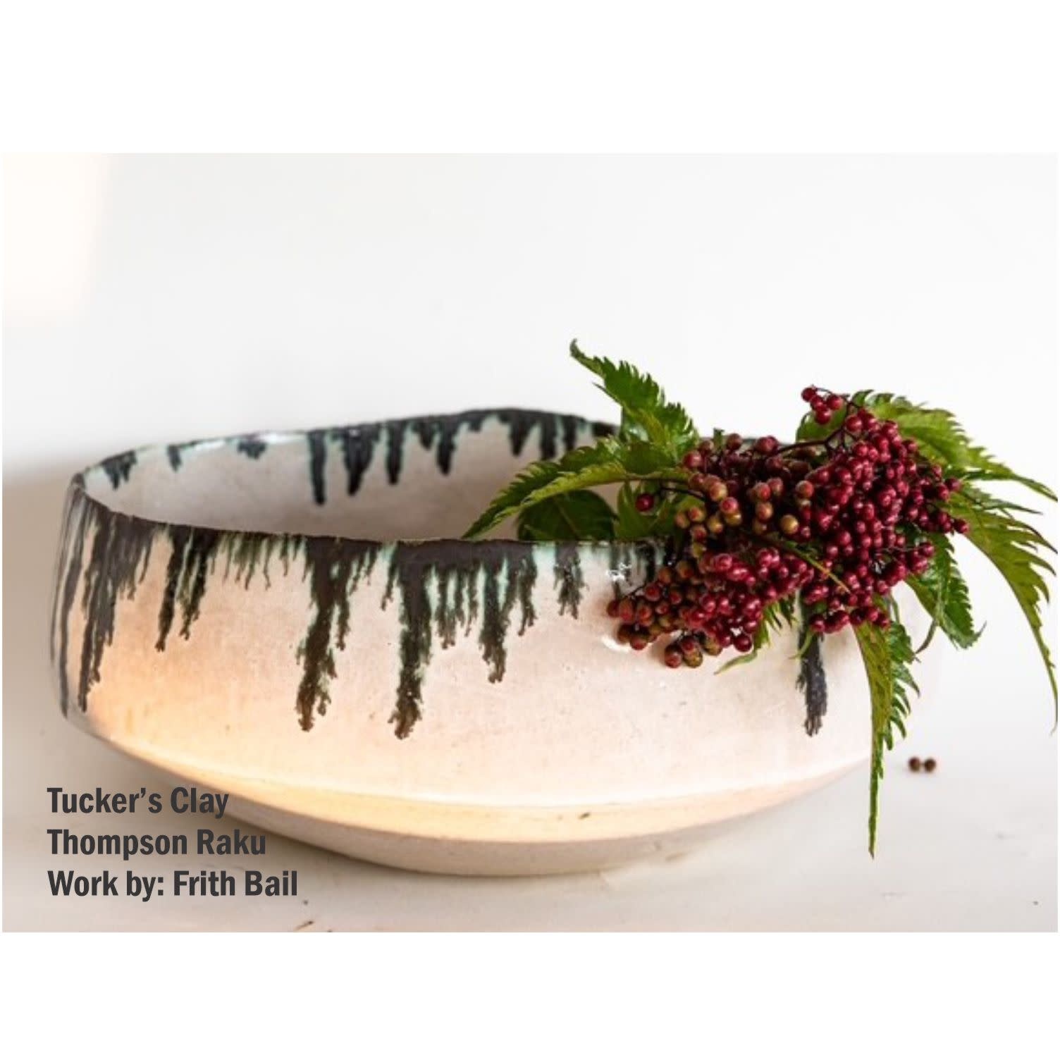 Tucker's Clay Thompson Raku Clay Raku