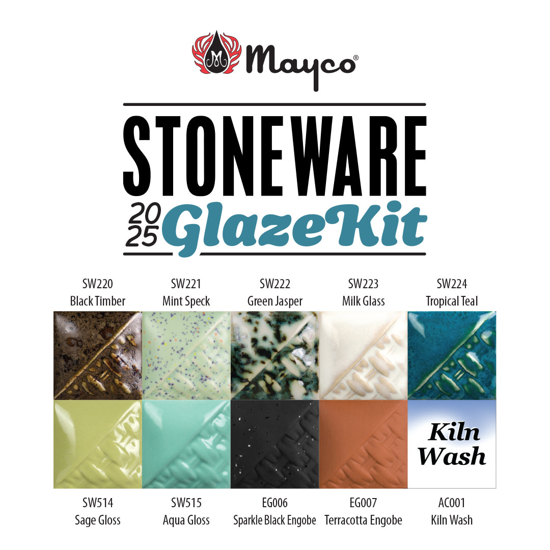 Mayco 2025 Stoneware Glaze Kit - 4oz