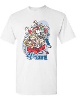 Tucker's 50th T-Shirt - Caricature