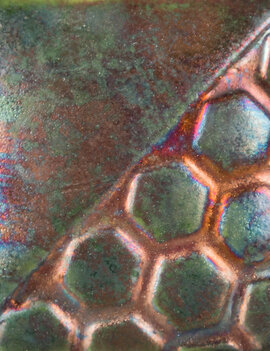 Mayco RK-107 Raku Oil Slick Pint