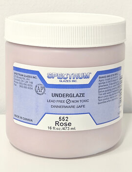 Spectrum 552 Rose Underglaze Pint