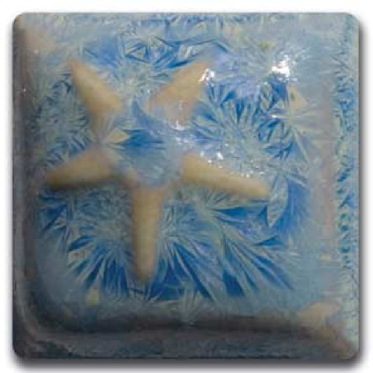 Laguna Clay Company WC-162 Blue Snowflakes Pint