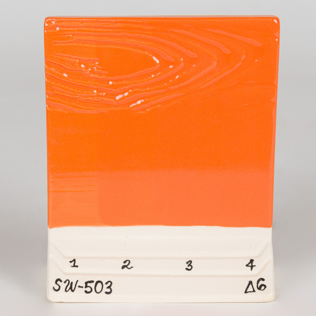 Mayco SW-503 Orange Gloss Stoneware Pint