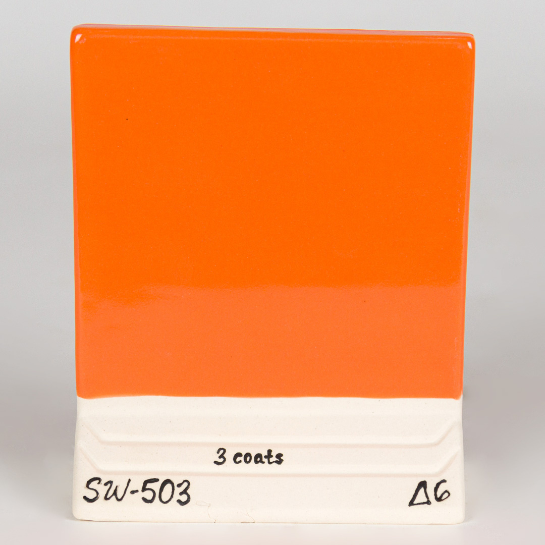 Mayco SW-503 Orange Gloss Stoneware Pint