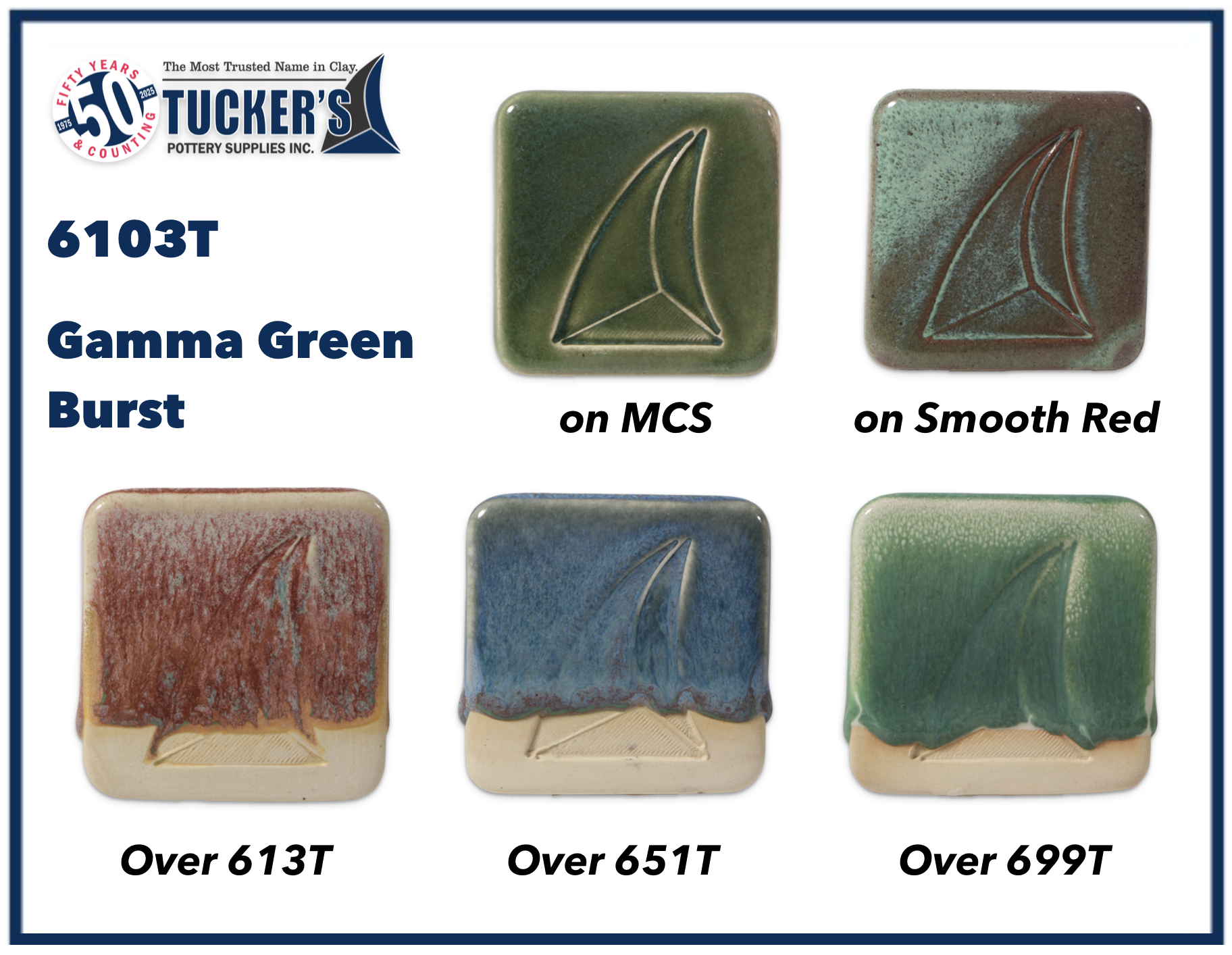Tucker's 6103T Gamma Green Burst 1kg Dry
