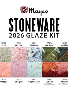 Mayco 2026 Stoneware Glaze Kit - 4oz