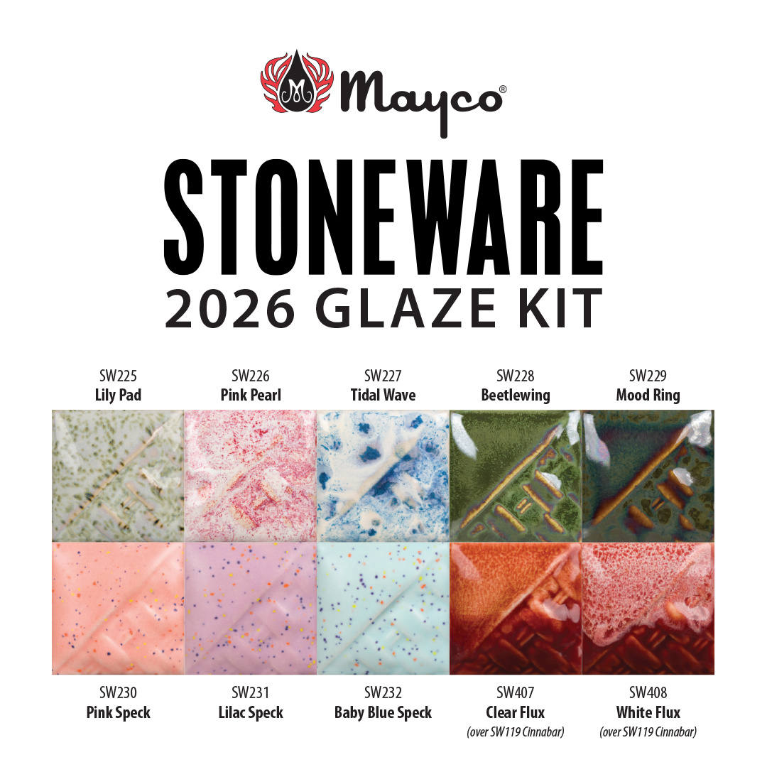 Mayco 2026 Stoneware Glaze Kit - 4oz