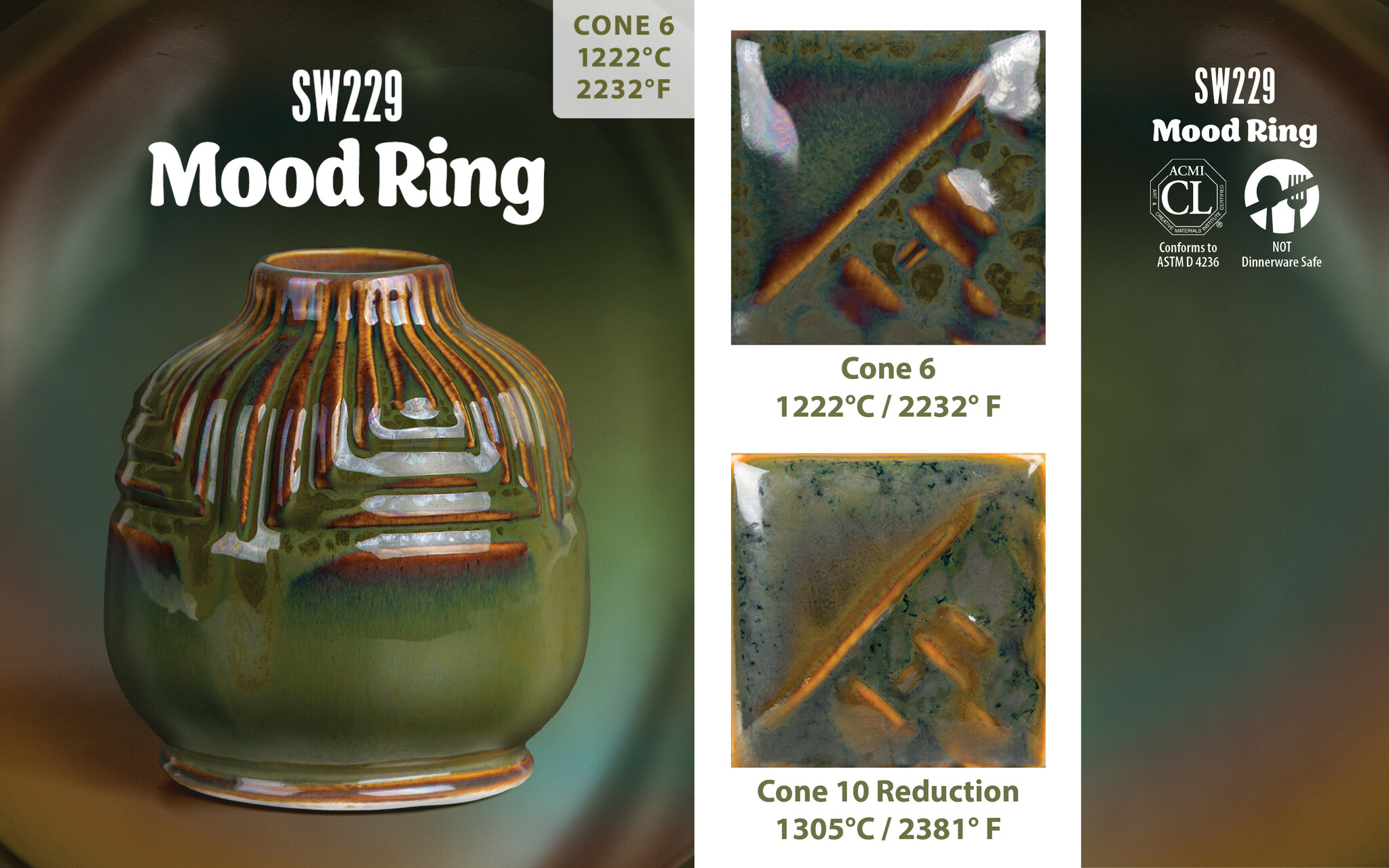 Mayco SW-229 Mood Ring Stoneware Pint