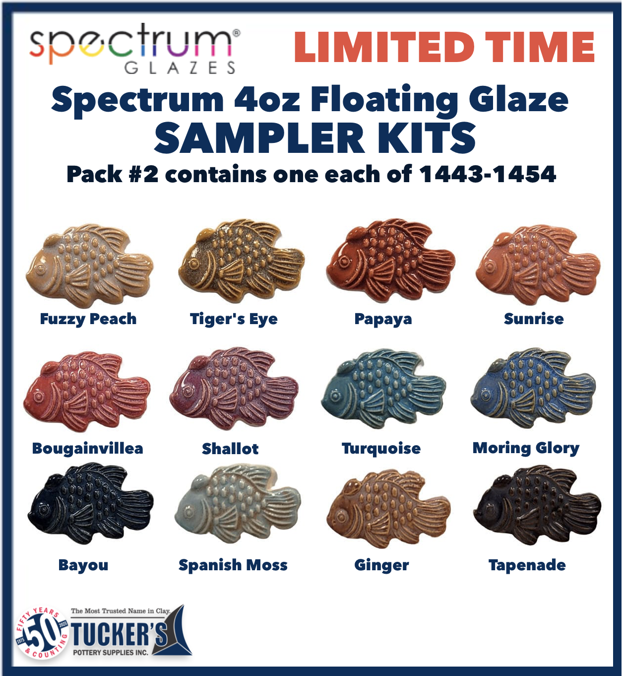 Spectrum Floating Glazes Sample Pack 2