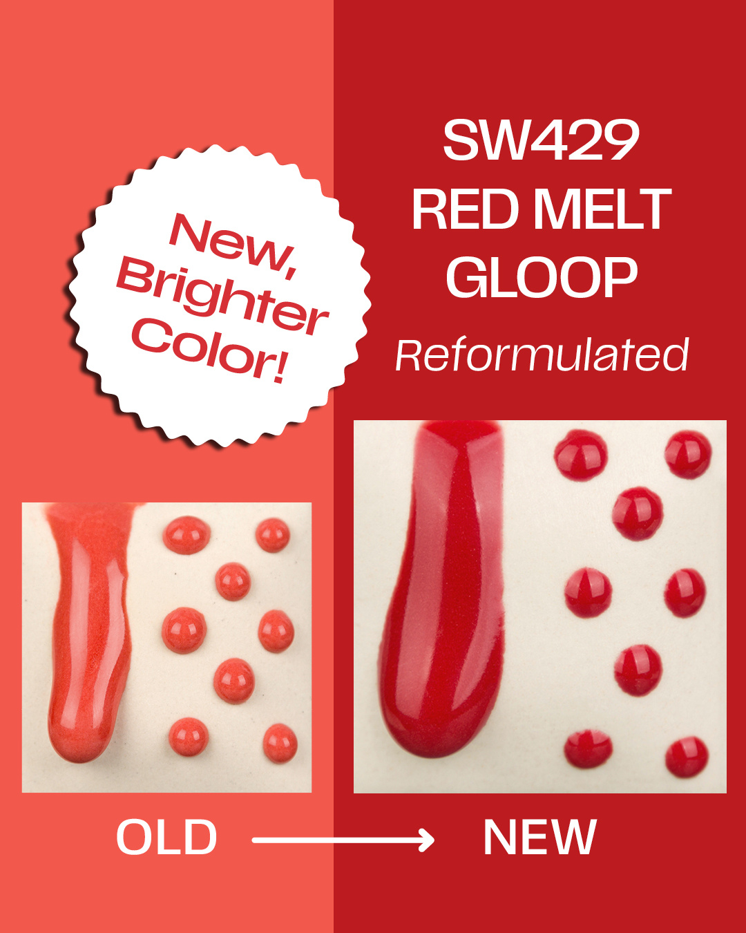 Mayco SW-429 Red Melt Gloop Pint