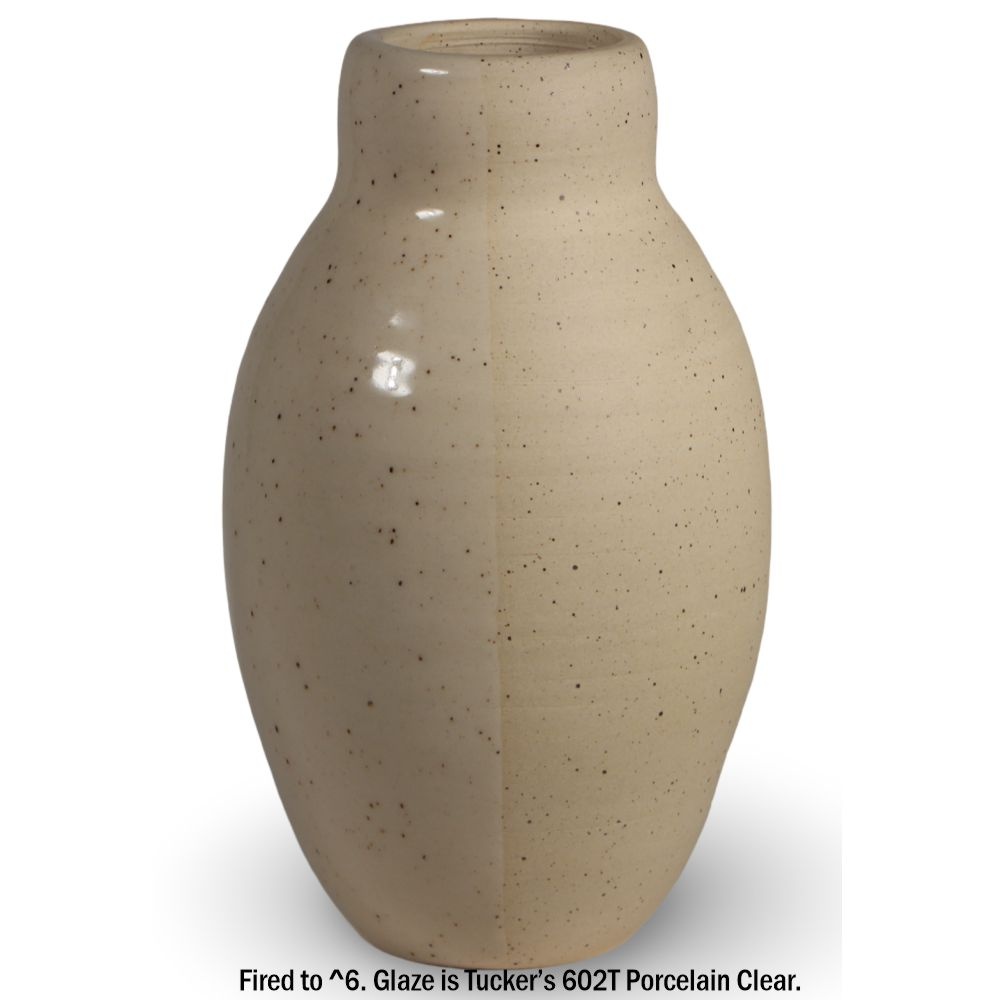 Tucker's Clay Mid Smooth Stone Speck Clay Cone 6 Stoneware