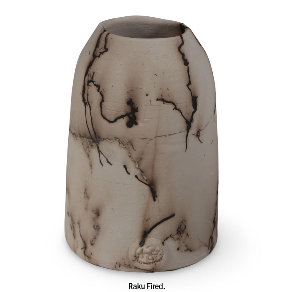 Tucker's Clay White Sculpture Raku Clay Raku